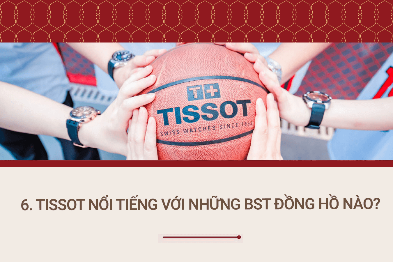 Tissot nổi tiếng với những BST đồng hồ nào?